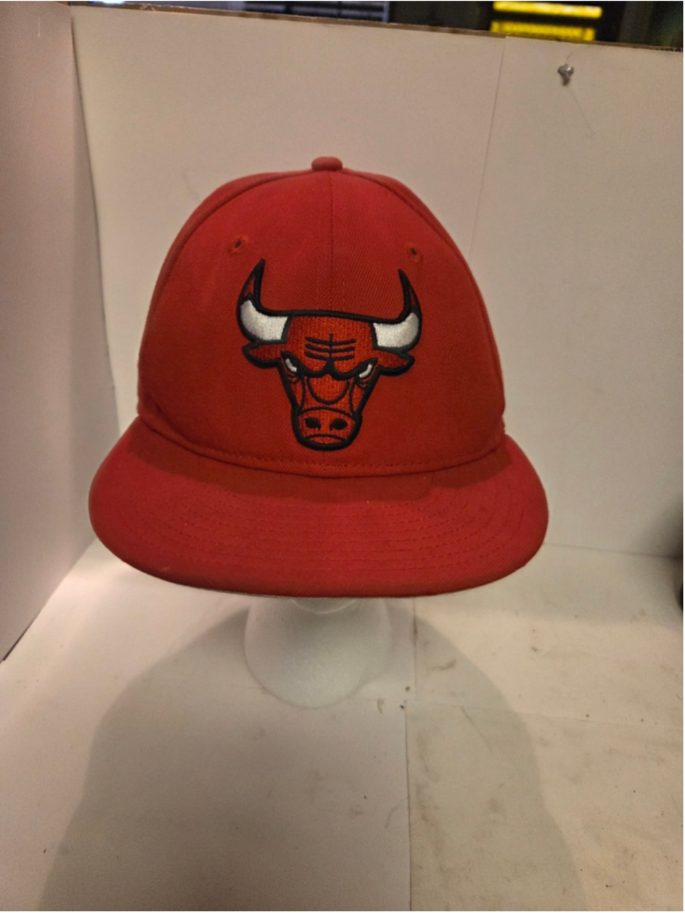 Men's New Era Chicago Bulls NBA Hat One Size Red White